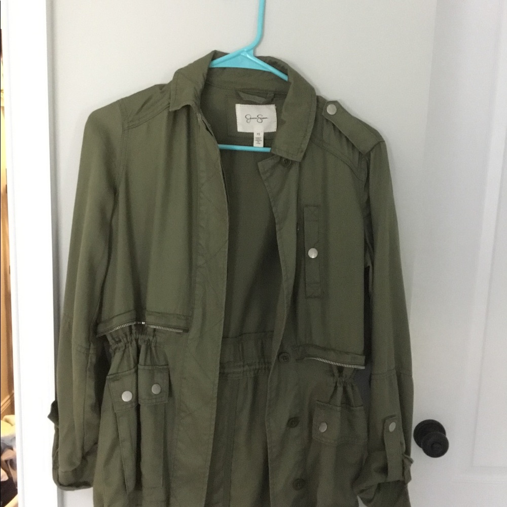 army green jacket